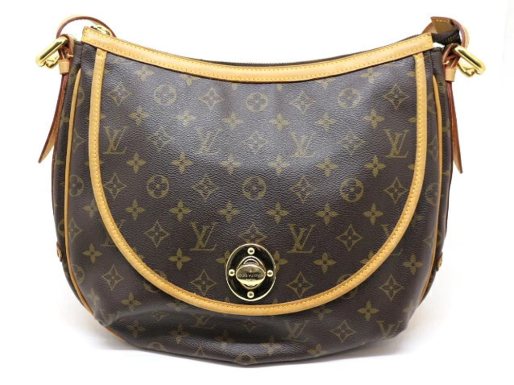 LOUIS VUITTON Tulum Bag Shoulder Monogram Brown